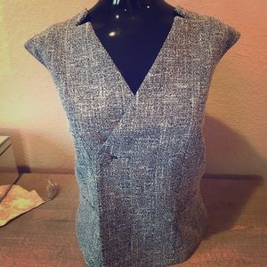 NWT Ann Taylor button front dressy vest